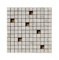 Мозаика комбинированная Apavisa IRIDIO GREY MIX MOSAICO 29,75x29,75 см